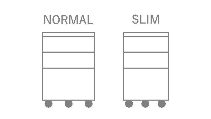 学習デスクには「ノーマルワゴン」と「スリムワゴン」どっちが良いの？