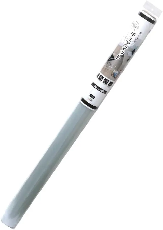 明和グラビア・貼ってはがせる! チェアマット 90×180cm TO(透明) BCMT-90180
