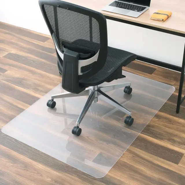 アイリスオーヤマ チェアマット カーペット 床保護マット ずれない 幅120×奥行90cm デスクマット 傷防止マット 床マットチェアマット PCM-129
