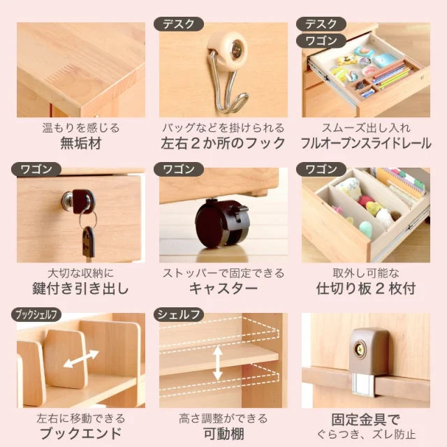 学習デスク・パティ 機能一覧