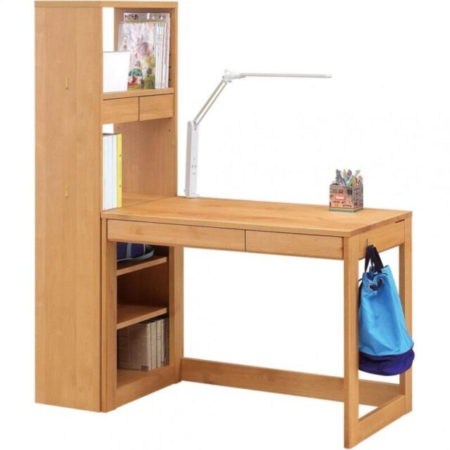 ナフコ21スタイル×堀田木工所・システムデスク2点セット グロース100S NA(照明別売):675062